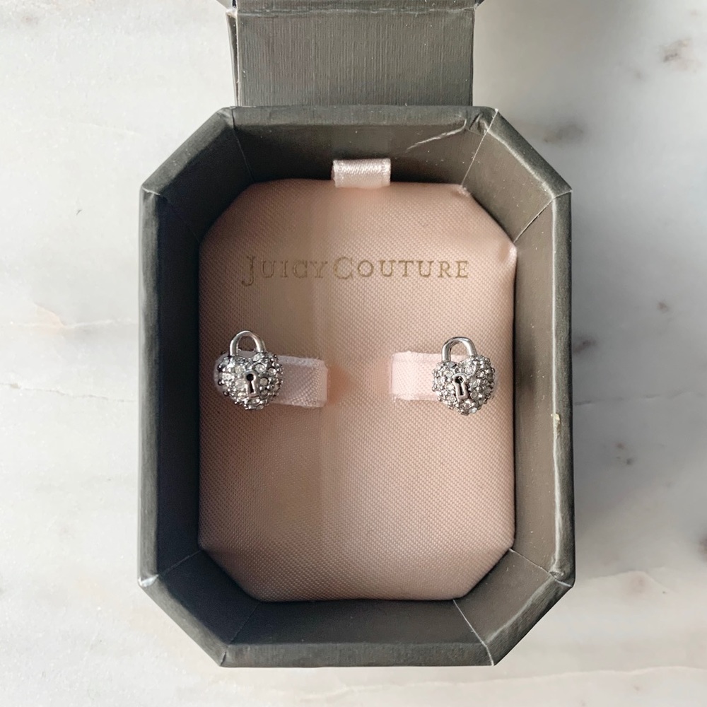 Y2K Juicy Couture - Stud Heart Earrings - never worn